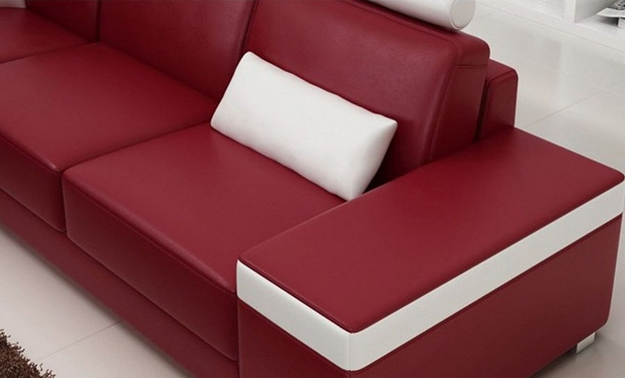 Juliet  - L - Leather Sofa Lounge Set